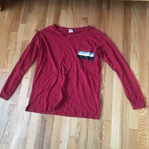 Pink Long Sleeved Tee-Shirt